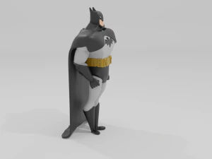 BatMan from the animated series 3D Print Model