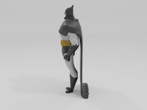 BatMan from the animated series 3D Print Model