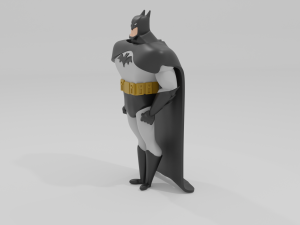 BatMan from the animated series 3D Print Model