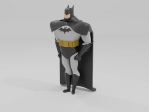 BatMan from the animated series 3D Print Model