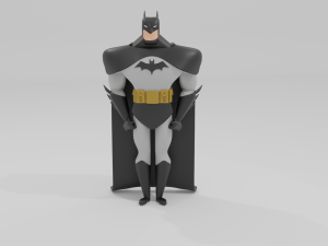 BatMan from the animated series 3D Print Model