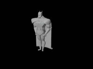 BatMan from the animated series 3D Print Model