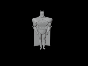 BatMan from the animated series 3D Print Model