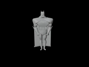 BatMan from the animated series 3D Print Model