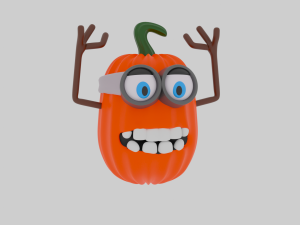 Boo Pumpkin 3Dプリントモデル