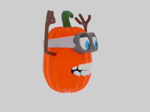 Boo Pumpkin 3D Print Model