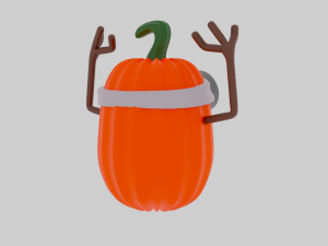 Boo Pumpkin 3D Принт Модель