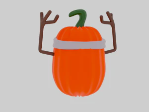 Boo Pumpkin 3D Print Model