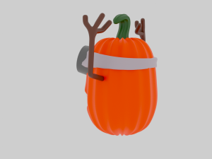 Boo Pumpkin 3D Принт Модель