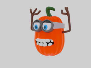 Boo Pumpkin 3D Print Model