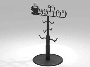 Suporte para caneca de caf&eacute; Modelo de Impressão 3D