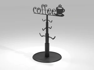 Suporte para caneca de caf&eacute; Modelo de Impressão 3D