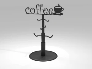 Suporte para caneca de caf&eacute; Modelo de Impressão 3D