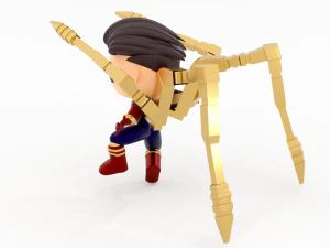 SpiderMan Tom Holland iron suit funko pop 3D Print Model