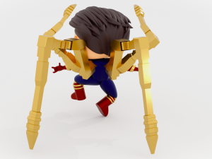 SpiderMan Tom Holland iron suit funko pop Modelo de Impressão 3D