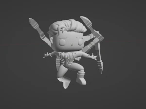 SpiderMan Tom Holland iron suit funko pop 3D Print Model