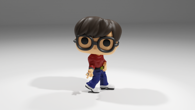 J hope funko pop from BTS 3Dプリントモデル .c4d .max .obj .3ds .fbx .stl .blend 