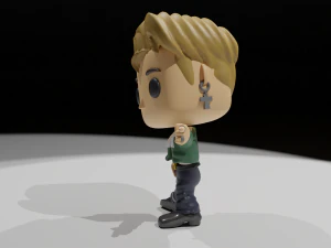 Джимін з BTS funko pop 3D Принт Модель