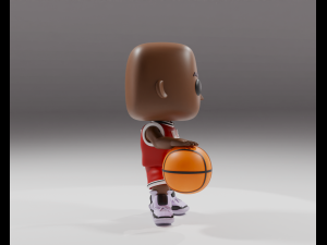 Michael Jordan Funko pop 3Dプリントモデル