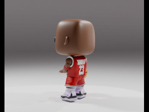Michael Jordan Funko pop 3Dプリントモデル