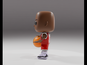 Michael Jordan Funko pop 3Dプリントモデル