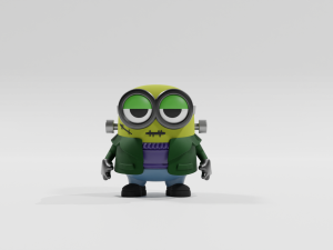 Minions Halloween Frankenbob Funko Pop 3D Print Model