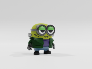Minions Halloween Frankenbob Funko Pop Modello di stampa 3D