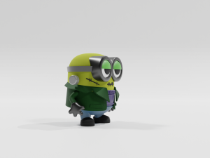 Minions Halloween Frankenbob Funko Pop Modello di stampa 3D