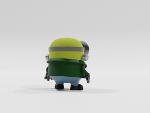Minions Halloween Frankenbob Funko Pop Modello di stampa 3D