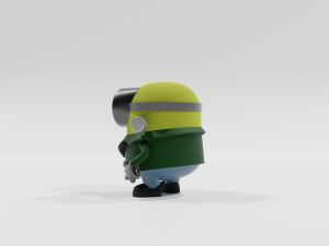 Minions Halloween Frankenbob Funko Pop Modello di stampa 3D