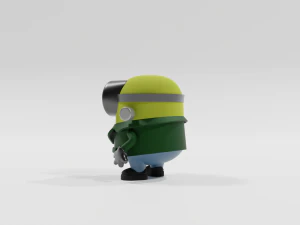 Minions Halloween Frankenbob Funko Pop 3D Print Model