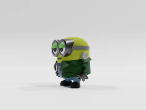 Minions Halloween Frankenbob Funko Pop 3D Print Model