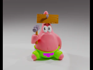 Patrick Stella di Spongebob Modello di stampa 3D