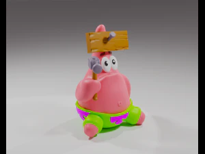 Patrick Star from Spongebob 3D Print Model