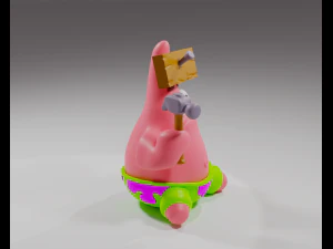 Patrick Star from Spongebob 3D Print Model