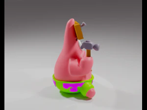 Patrick Star from Spongebob 3D Print Model