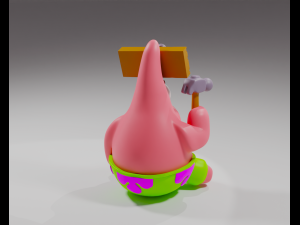 Patrick Star from Spongebob 3D Baskı Modeli