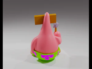 Patrick Star from Spongebob 3D Print Model