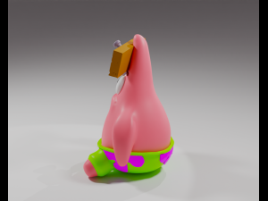 Patrick Star from Spongebob 3D Baskı Modeli