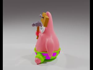 Patrick Star from Spongebob 3D Baskı Modeli