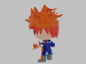 Shoto Todoroki Funko Pop 3Dプリントモデル