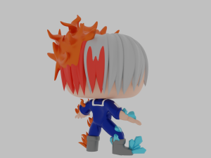 Shoto Todoroki Funko Pop 3Dプリントモデル
