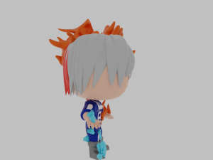 Shoto Todoroki Funko Pop 3Dプリントモデル