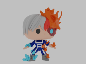 Shoto Todoroki Funko Pop 3Dプリントモデル