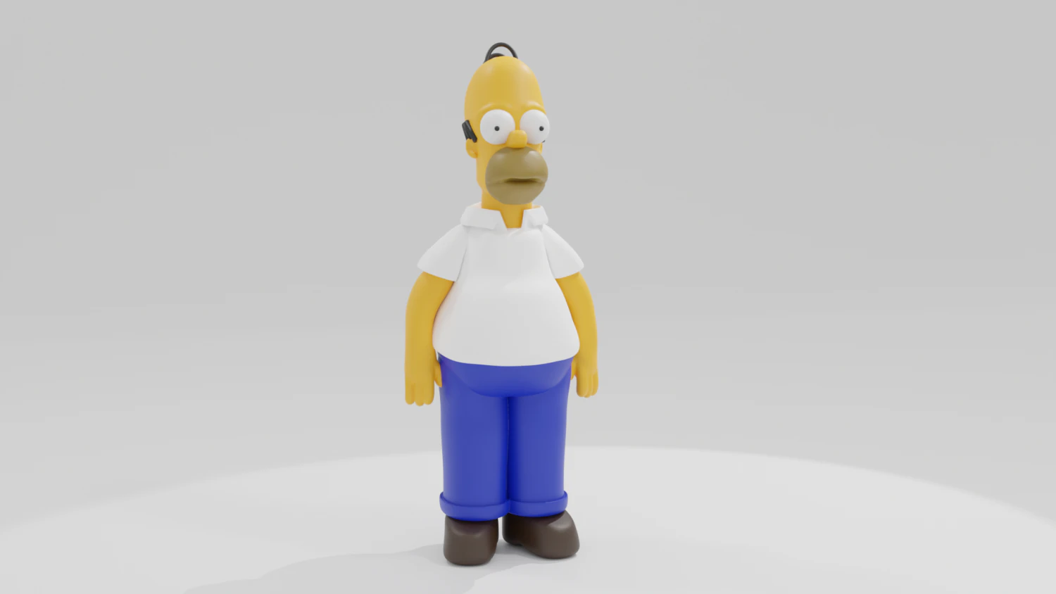 Homer Simpson The Simpsons character 3D Print Model .c4d .max .obj .3ds .fbx .stl .blend 