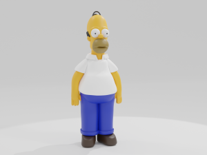 Homer Simpson The Simpsons character 3D Print Model
