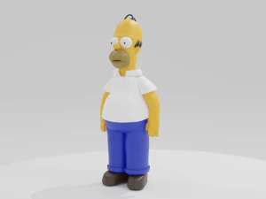 Homer Simpson The Simpsons character 3D Print Model