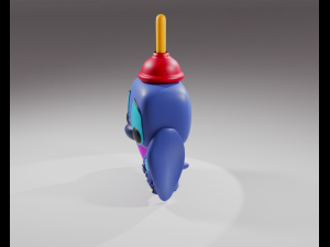 Lilo Stitch Stitch with Plunger Funko Pop 3D 打印模型