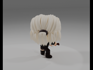 Geralt of Rivia Funko Pop from the Witcher series 3D-Druckmodell