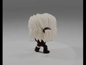 Geralt of Rivia Funko Pop from the Witcher series 3D-Druckmodell